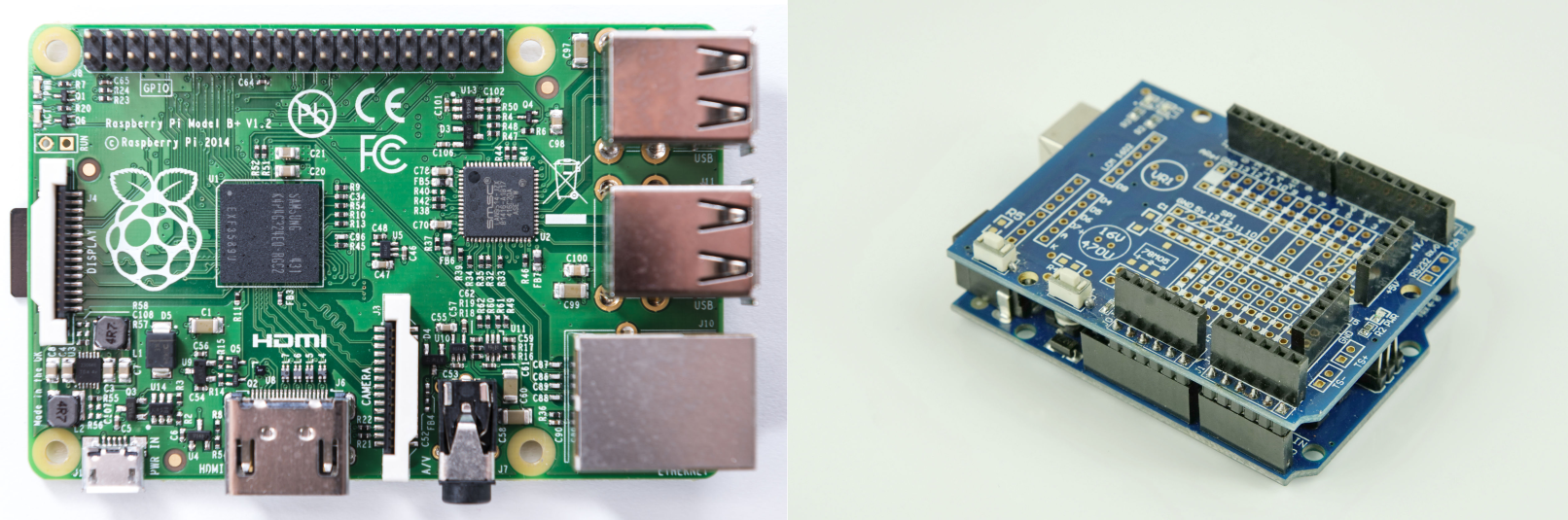 Arduino & Raspberry-Pi Shielded